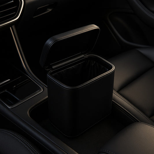 LuxeDrive™ Car Trash Bin – Premium Organizer Edition