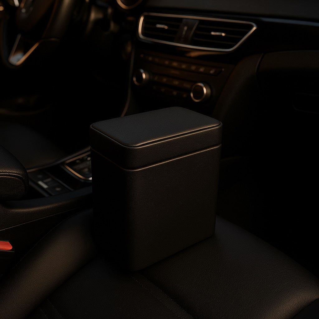 LuxeDrive™ Car Trash Bin – Premium Organizer Edition