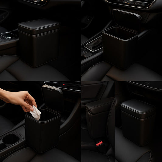 LuxeDrive™ Car Trash Bin – Premium Organizer Edition